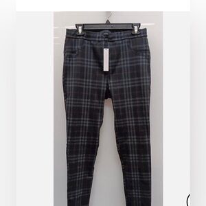 Sanctuary Anthropology Women’s Grey Plaid Stretch Pants Size L